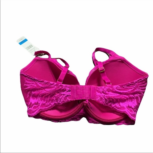 Natori Lace Trim Pink Bra Size 32DDD NWT - Picture 6 of 6